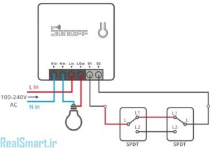 سوئیچ تک-کانال پشت کلیدی ساناف