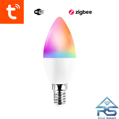 444442 لامپ هوشمند RGB تویا با سرپیچ E14