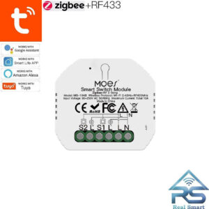 رله دو کانال Zigbee+RF پشت-کلیدی تویا