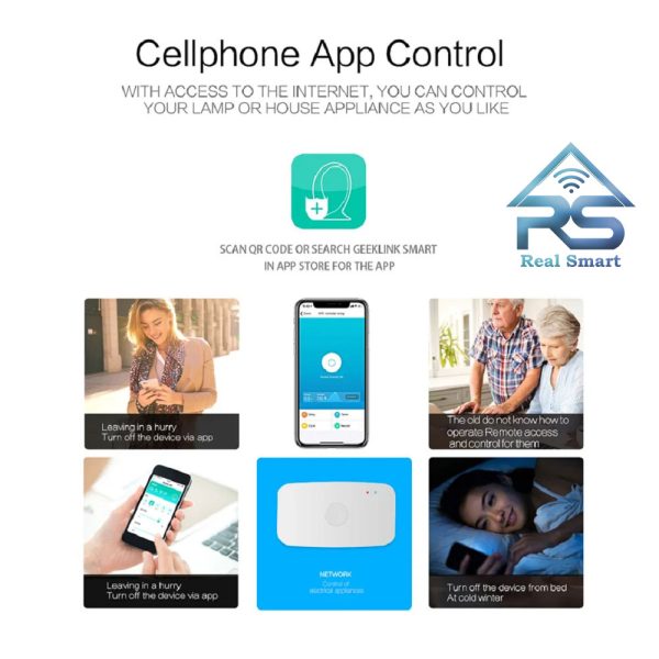 رله هوشمند Wi-Fi GeekLink