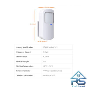 سنسور حرکتی RF433 تویا