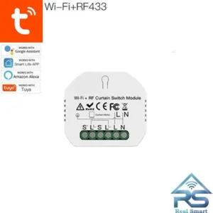 رله هوشمند پرده Wi-Fi+RF تویا