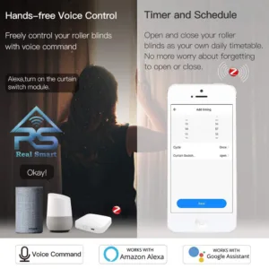 رله هوشمند پرده Zigbee+RF تویا