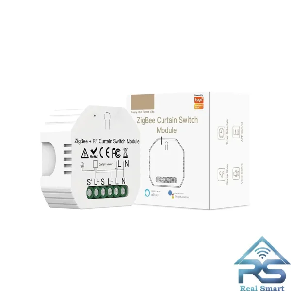 رله هوشمند پرده Zigbee+RF تویا