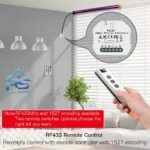 رله هوشمند پرده Zigbee+RF تویا