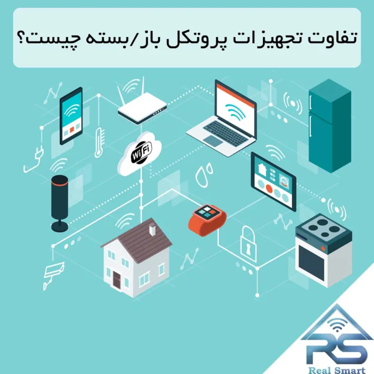 تفاوت تجهیزات پروتکل باز/بسته چیست؟