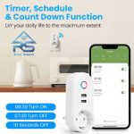 پریز هوشمند زیگبی Tuya با خروجیUSB