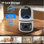 دوربین مداربسته دو لنز تویا مدل Q09