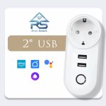 پریز هوشمند زیگبی Tuya با خروجیUSB