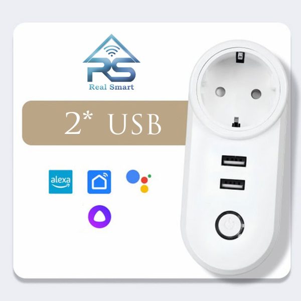 پریز هوشمند زیگبی Tuya با خروجیUSB