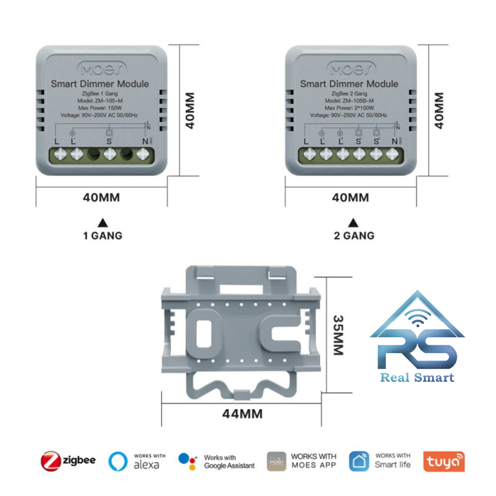 1413111111 مینی رله Zigbee دیمر تویا