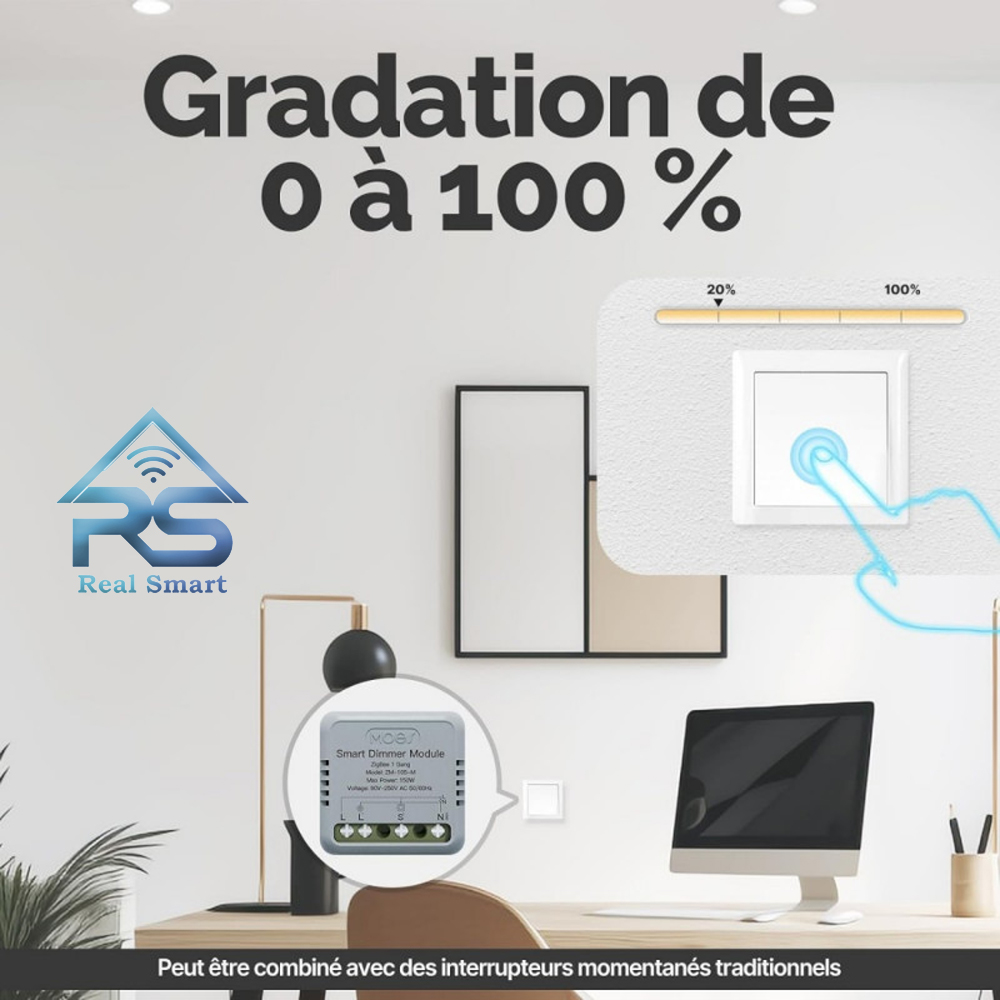 2511111111 مینی رله Zigbee دیمر تویا
