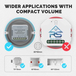 رله تک-کانال 10آمپر زیگبی Tuya