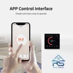 ترموستات هوشمند فن-کوئل+گرمایش ازکف زیگبی Tuya